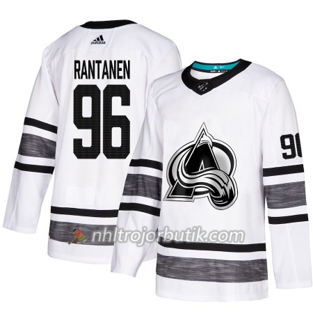 Män Ishockey Colorado Avalanche tröja Mikko Rantanen 96 Vit 2019 All-Star Adidas Authentic